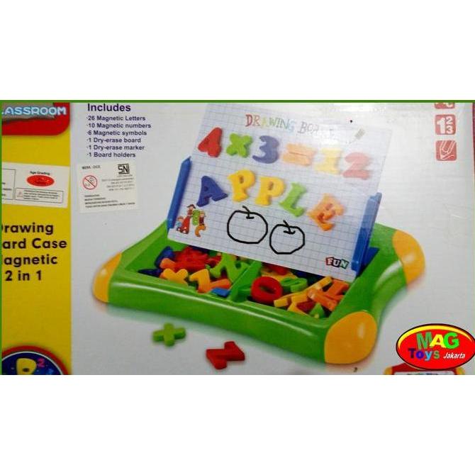 produk limited papan tulis magnetic angka dan huruf kode 937