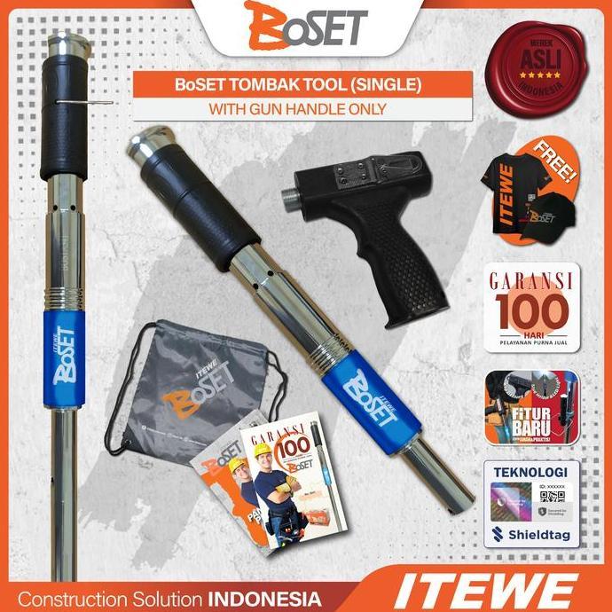 BOSET TOMBAK TOOL + GUN HANDLE (PROMO FREE T-SHIRT)  ORIGINAL DAN TERPERCAYA
