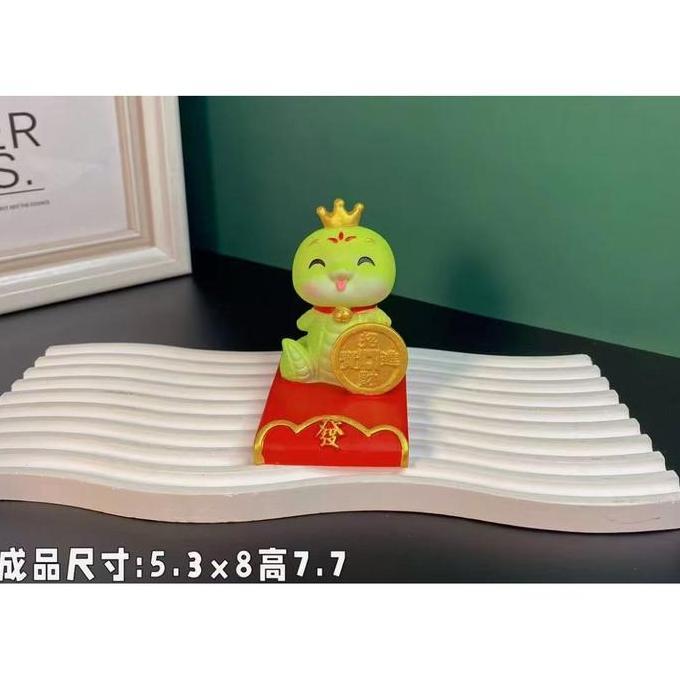 CETAKAN SILIKON PROSPERITY WEALTH CNY SNAKE GOLD COIN INGOT  - ULAR KOIN EMAS 3D MOLD