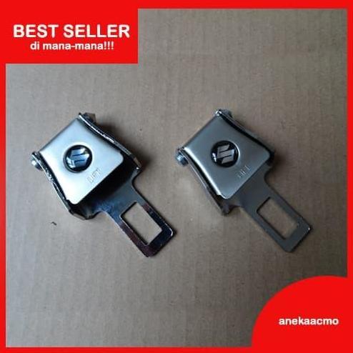 Colokan Safety Belt/Safetybelt/Seat Belt/Seatbelt Mobil Logo Suzuki Siap Kirim