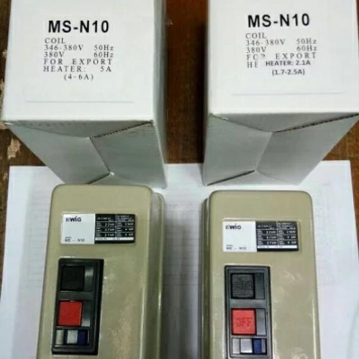 Magnetic Starter Soft Starter Dol Msn10 Ms-N10 Ewig Original Dan Terpercaya