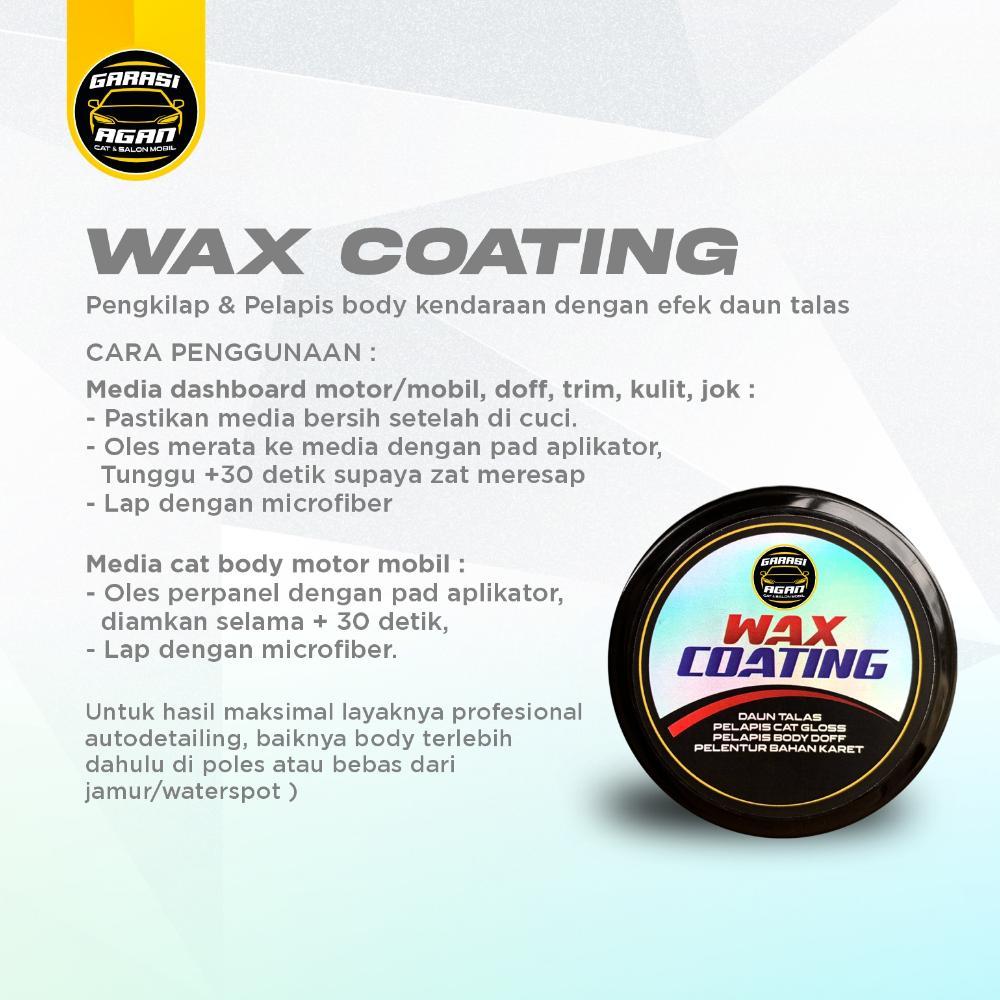 Terbaru Garasi Agan Jakarta Wax Coating 60Gr Body Mobil / Pengkilap Body Mobil / Pengkilap Body Mobi