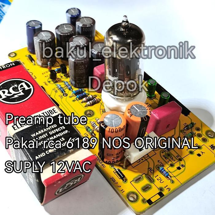 Preamp Tube 12Au7 12At7 Ecc81 (Kit Jadi Seperti Gambar) Original Dan Terpercaya