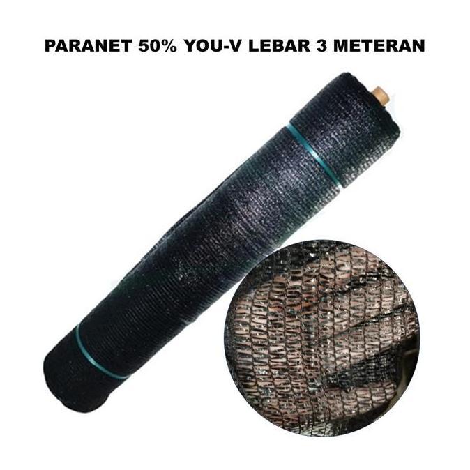 Paranet 50% Lebar 3 Meter Harga Per Meter Eceran Shading Net Tanaman