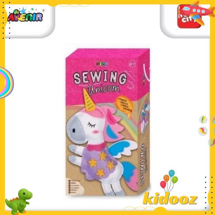 AVENIR SEWING UNICORN  MAINAN KREATIF MENJAHIT BONEKA ANAK FROM 6 YEARS MAINAN ANAK DIY PRODUK TERBA