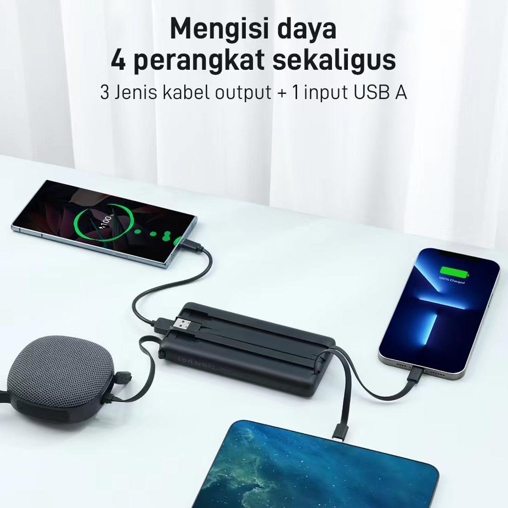 new deals terbaru ( hanya di shopee ) powerbank mofit m19 10000mah + fast charge 2.4a real capacity