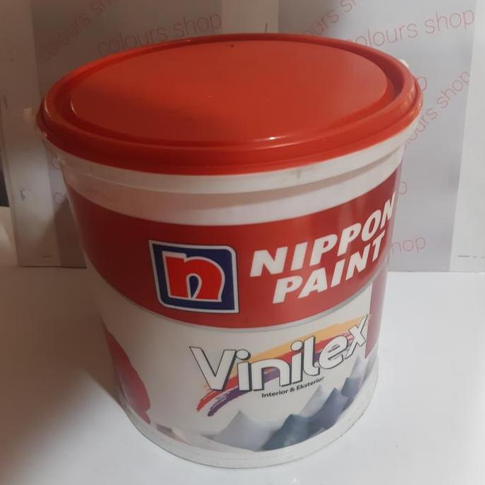 CAT TEMBOK VINILEX NIPPON PAINT WARNA MINIMALIS GREY 947 ISI 5KG