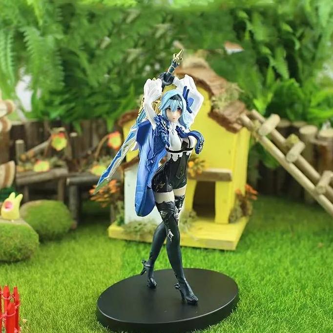 Action Figure Eula Genshin Impact Kawai Anime Collection