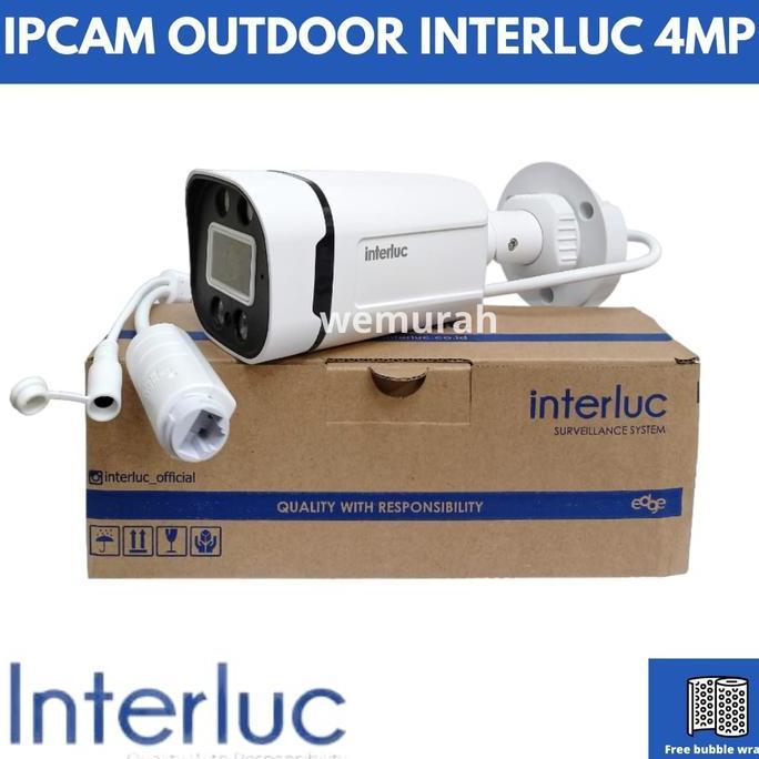 Barustockbnyk- Ipcam Outdoor Colorvu 4Mp Interluc - Cctv Ipcam Interluc 4Mp Colorvu
