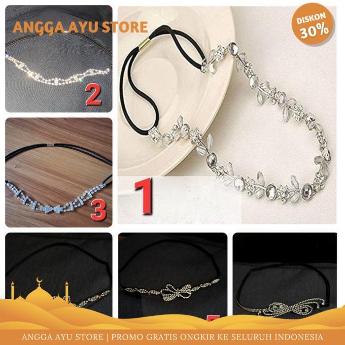 AKSESORIS HIJAB HEADBAND HEADPIECE HAIRBAND BANDO BANDANA JILBAB GRATIS ONGKIR