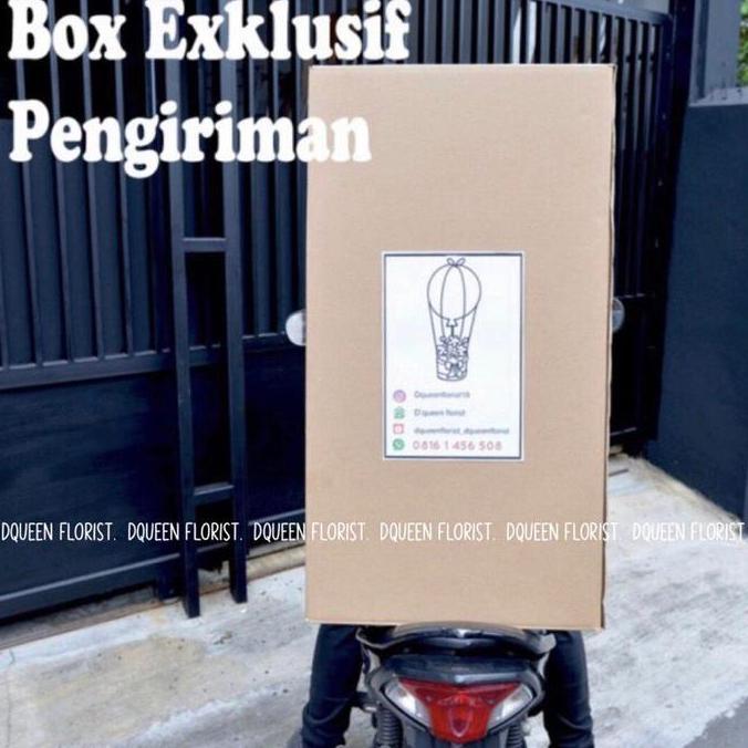 Terjangkau Dqueen Florist - Bunga Box New Born Baloom Balon Baby Hampers