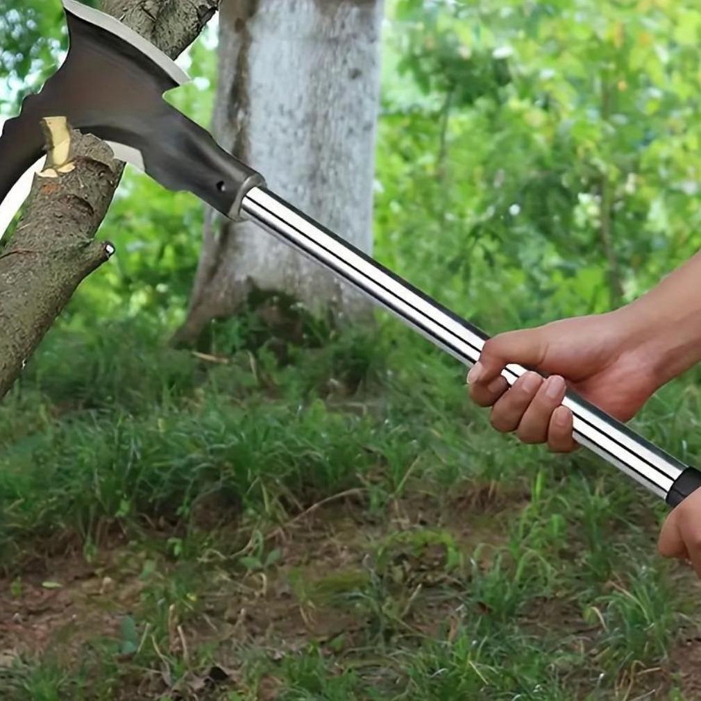 Ukuran Besar Alat Sabit Kapak Ganda Baja - Sabit Ranting Pohon - Sabit Rumput - Padi Pembelah Bambu 