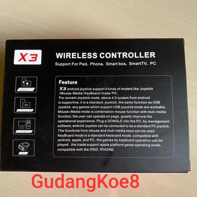 Stik HP Gamepad Stick Android Bluetooth Wireless Joystick