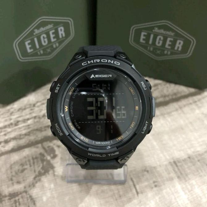 JAM TANGAN EIGER HELICON WATCH - BLACK