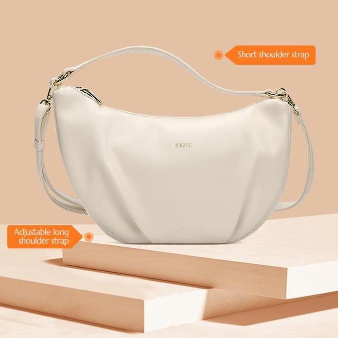 ZAZIE-Tas Selempang Wanita Sabit, Fashion Shoulder, PU Leather (SJ3861)