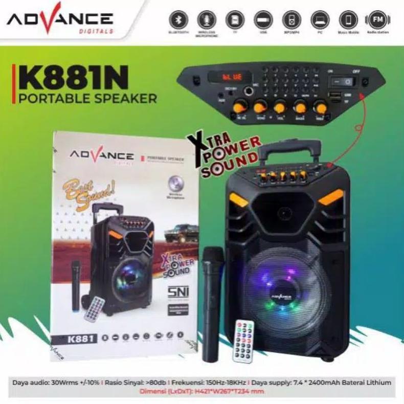 speker advance k881n