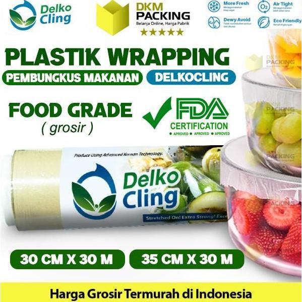 Plastik Cling Wrap Food Wrapping Pembungkus Makanan DELKO CLING /ROLL