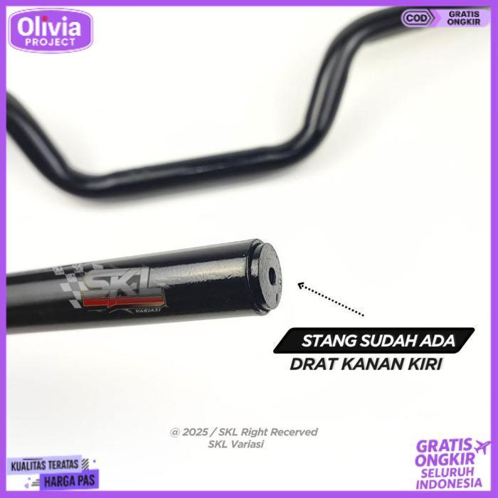 HotSale Stang Stir Setang Setir Honda Cb150R Cbr Cb 150 R Led Pendek Pcx Hitam Ahm 99% Mirip Ori Ahm