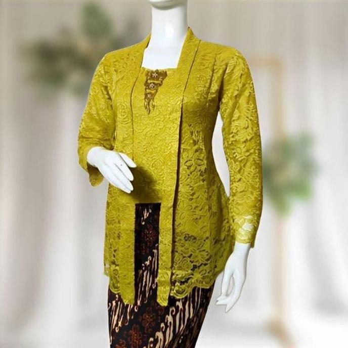Kebaya Kutubaru Brukat/Kebaya Wisuda/Kebaya brukat Bali/Kebaya Kutubaru Brukat Jumbo/Kebaya Brukat K