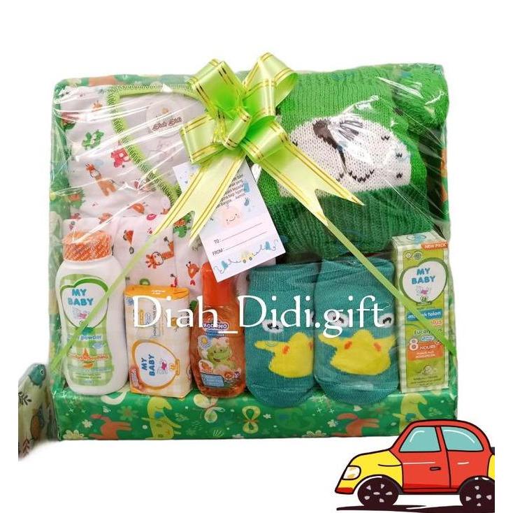 Parcel Jumbo Komplit Setelan Panjang Bayi Laki-Laki Perempuan Set Topi Rajut Parsel Merah