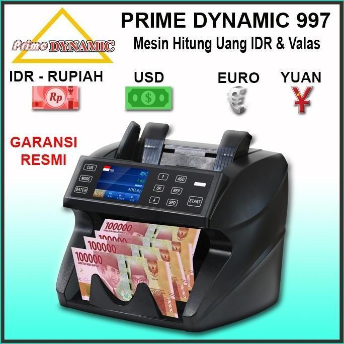 Murah Prime Dynamic 997 Mesin Penghitung Uang - Money Counter & Detector - Menghitung & Mendeteksi K