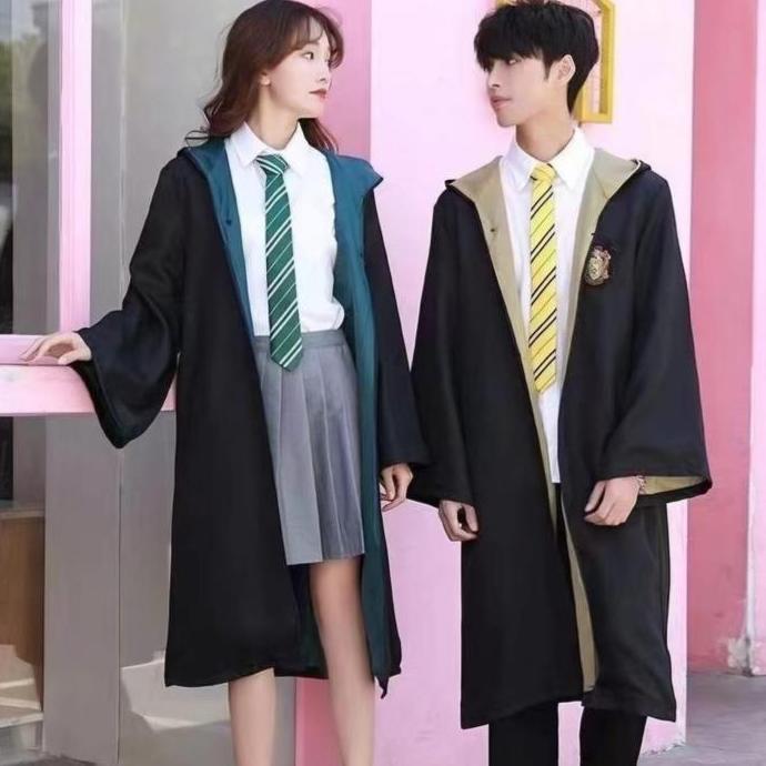 Harry Potter Kostum Harry Potter Jubah Penyihir Cosplay Halloween Anak Remaja Dewasa Cewek Cowok  Co