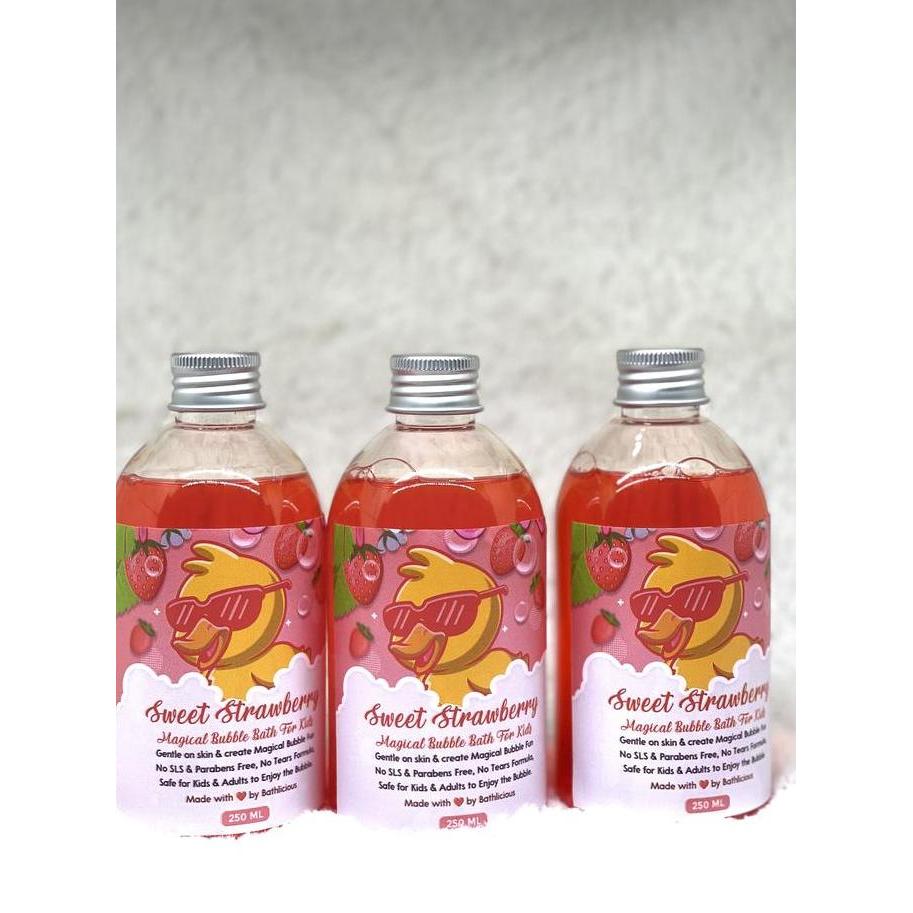 Bubble Bath Bubble Foam Gel Sabun Mandi Busa SWEET STRAWBERRY _KOAL
