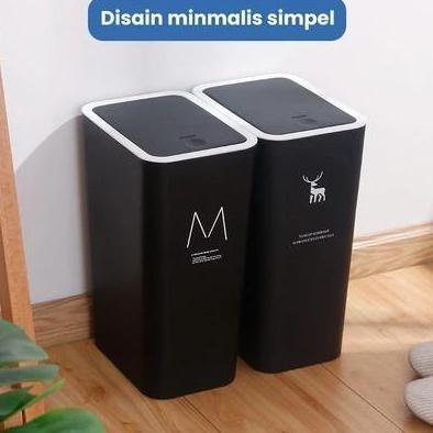 Dejavu Tong Sampah Plastik Tempat Sampah Minimalis Tempat Sampah Klik Otomatis
