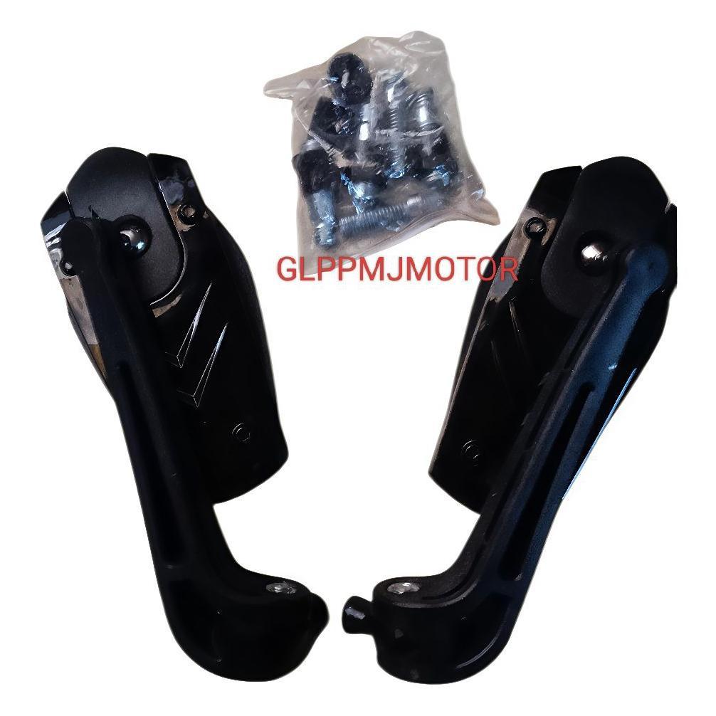 hot deals promo terbaru spion alevo kaca spion arevo koso lipat tanduk hitam oval universal untuk se