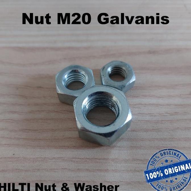 NUT / MUR GALVANIS HILTI M20