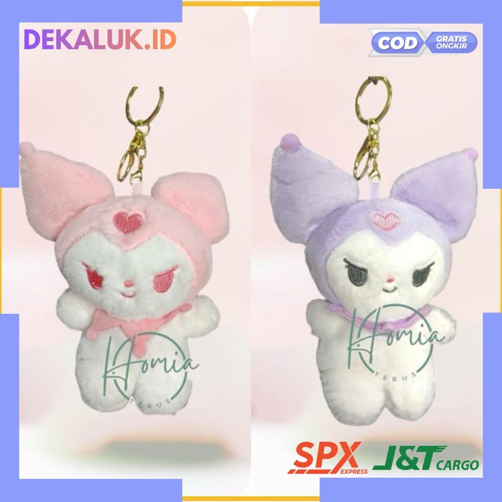 Gantungan kunci boneka sanrio kuromi / gantungan tas boneka kuromi / boneka kuromi - RO30-0512 2025 