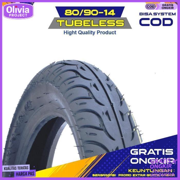 HotSale (Promo) Ban Motor Matic Tubles Ring 14 Ukuran 80/90 Dan 90/90 Ban Motor Murah Ban Motor Beat