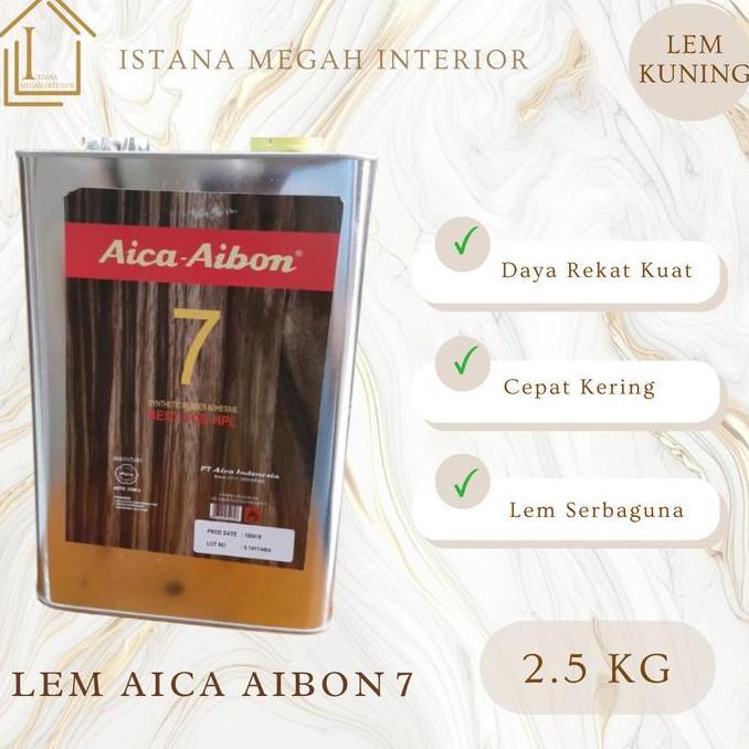 Promo Lem Kuning Aica Aibon 7 (2.5 Kg) Diskon