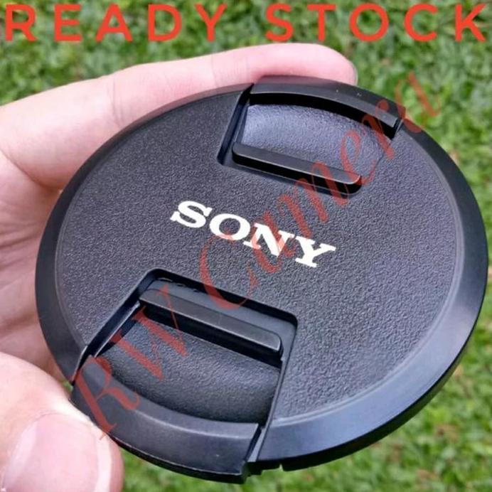 Lens Cap Tutup Lensa Sony 67 67Mm Sony Sal 24-70Mm 85Mm F1.8 18-200Mm Garansi