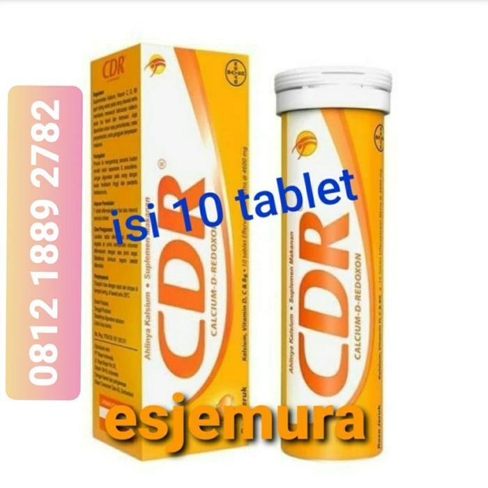 CDR isi 10 tablet effervescent vitamin C + kalsium