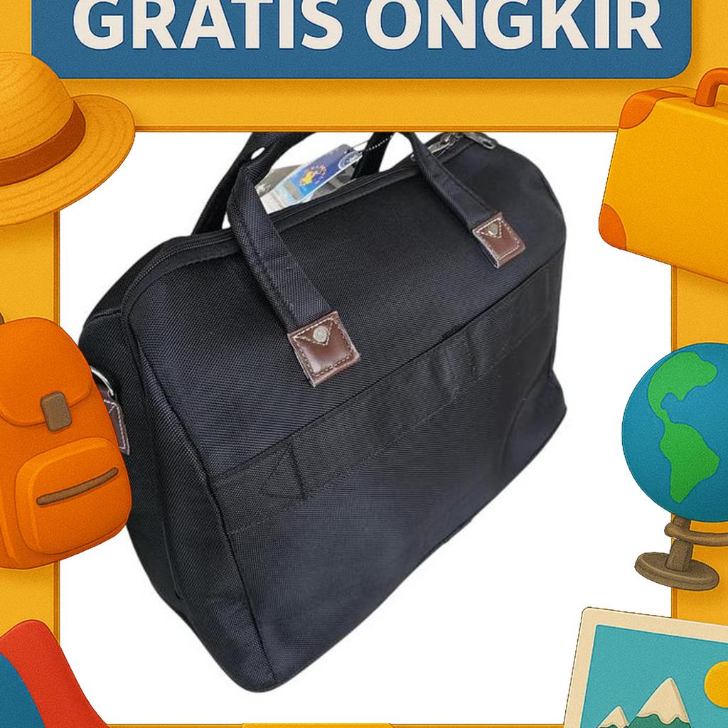 Tas Pakaian / Tas Ayam Polo Import / Tas Travel Fashion Wanita Hitam