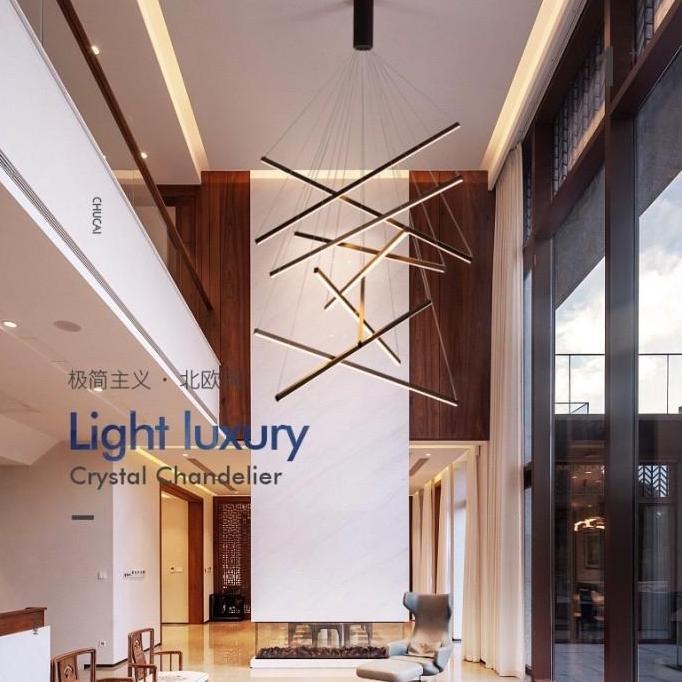 Terlaris Lampu Gantung Void Minimalis Led / Luxury Cealing Lamp Led