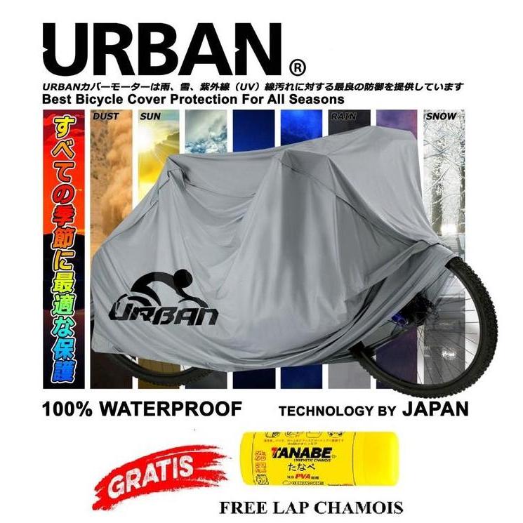 Promo Sarung Sepeda Bicycle Cover Waterproof Urban Santa Cruz United Bike Diskon