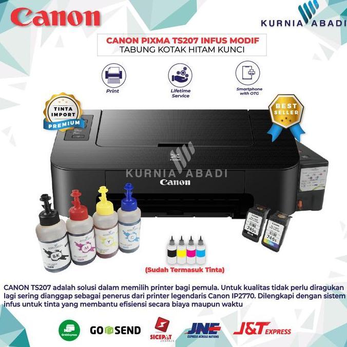 New- Printer Canon IP 2770 IP2770 Inkjet + Infus Tabung