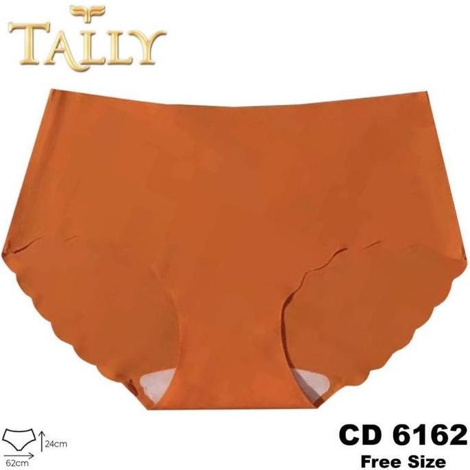Murah TALLY Cd Wanita Seamless Polos 6162 Cd Tanpa Jahitan fit to L-XL Non COD