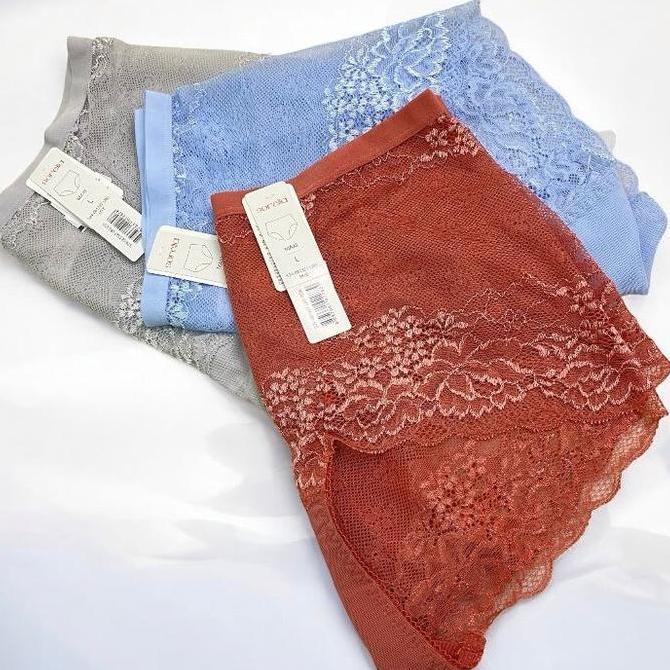 Murah SORELLA 081327 Celana Dalam Renda Wanita Cutting Maxi L XL - Cantik & Stylish  Nyaman Non COD