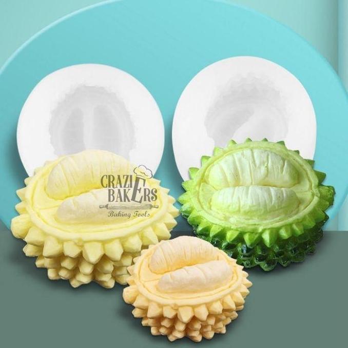 CETAKAN SILIKON BENTUK DURIAN MOUSSE CAKE 3D SILICONE MOLD