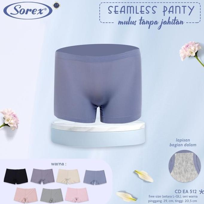 Murah Celana Dalam Boxer Anti Nyeplak Sorex Seamless Short Pants Tanpa Jahitan Anti Nyeplak Non COD