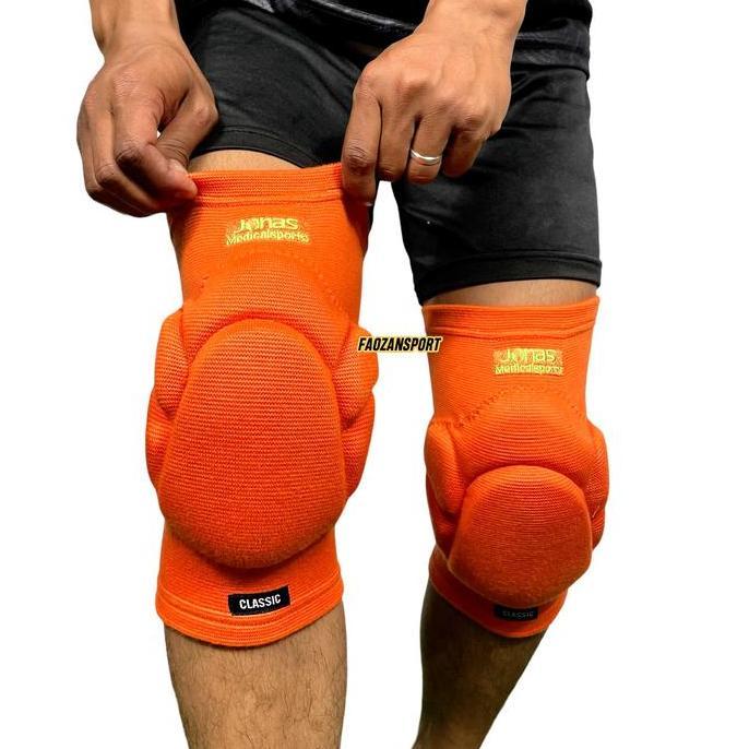 KNEEPAD FUTSAL JONAS V2 KNEE PAD ORIGINAL PELINDUNG DEKER LUTUT KIPER WARNA HITAM PUTIH BIRU MERAH O