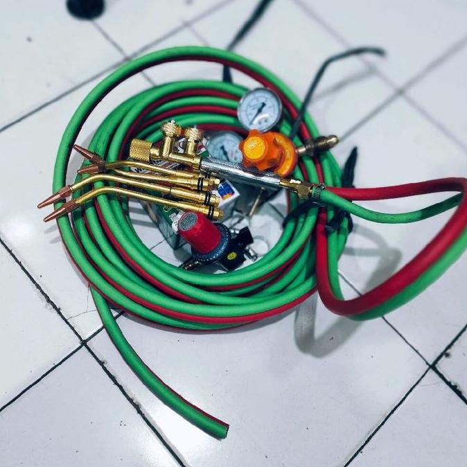 Paket Blender Las Acetilyne Karbit Welding Torch 5Meter
