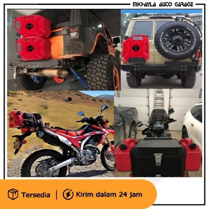 Miliki Jerigen Long Haul 5 Liter Hijau Jerigen Touring Jerigen Bensin Camping