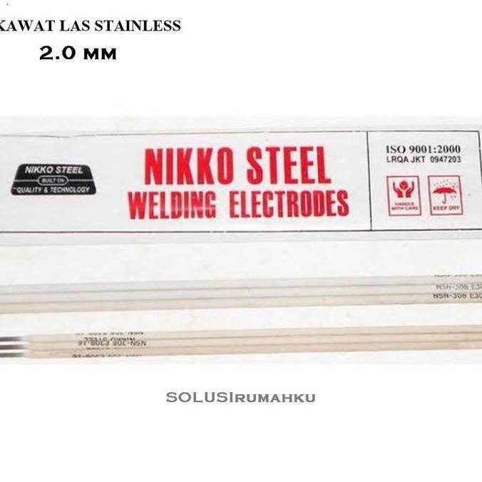 HARGA DISC - Per Kilo Kawat Las Stainless 2.0 NIKKO STEEL NSN 308 Elektroda 2.0