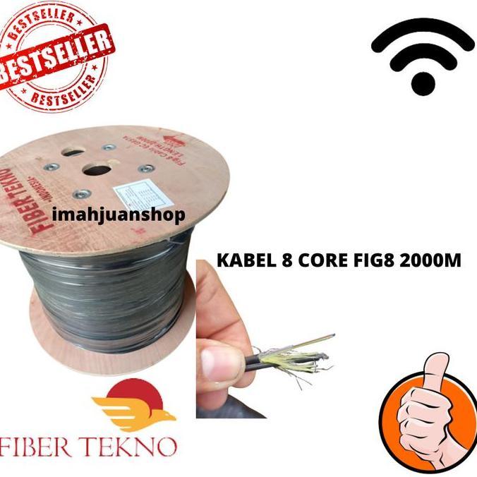 TERMURAH - KABEL FO 8 CORE FIG8 2000M