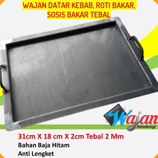 Wajan Bandung Plat Datar pancake roti Martabak Telor sosis cumi Bakar