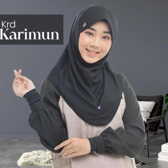 New- Rabbani Kerudung Instan Karimun Jilbab Polos Sekolah (Varian Putih)